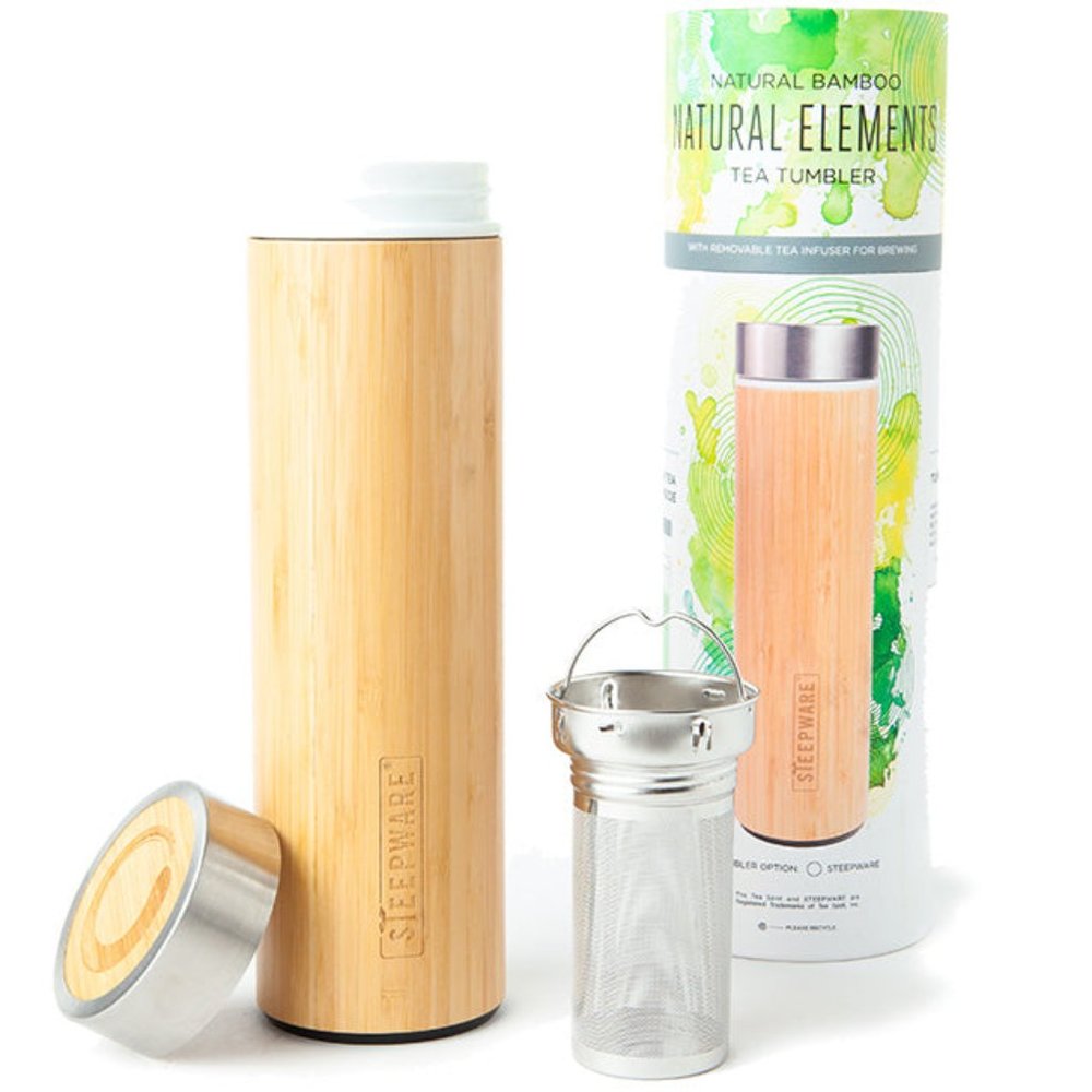 Steepware Bamboo Tumbler Natural Elements Tea Tumbler Brand new in box